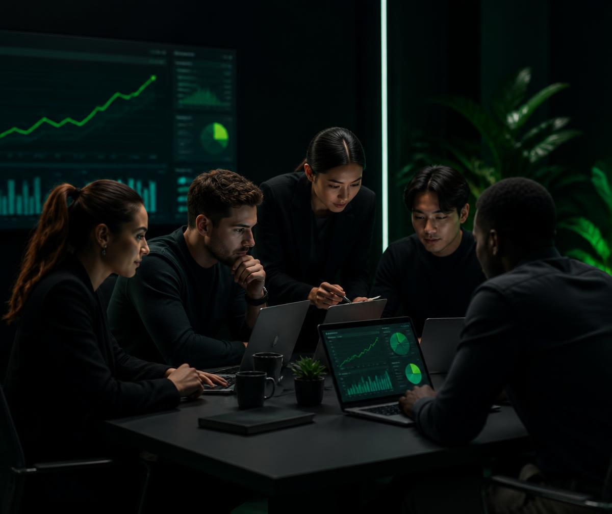 Equipe Elevon gerenciando uma operação de e-commerce